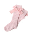 Girl's cable knit knee socks