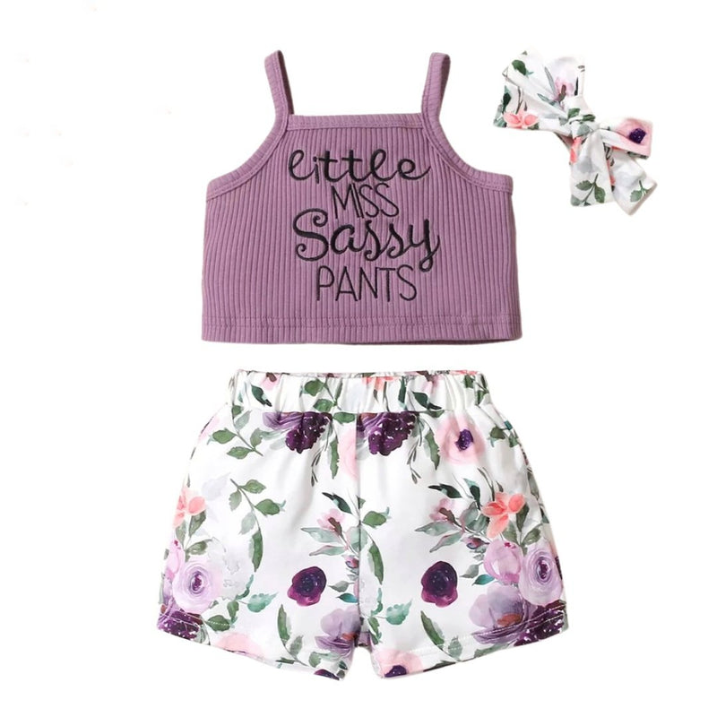 Miss little sassy pants girl outfit