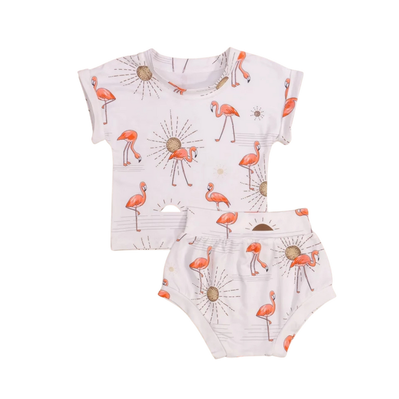 The flamingo baby outfit