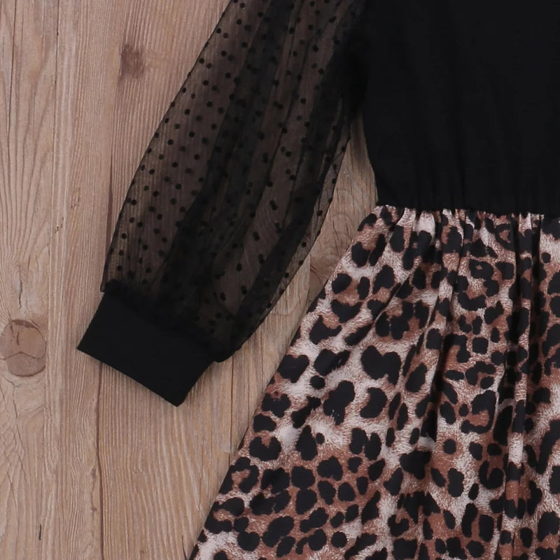 Tatum leopard dress