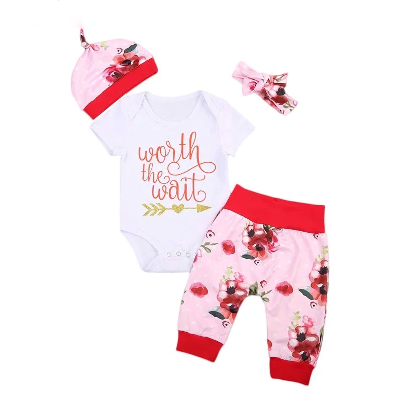 Worth the wait baby outfit