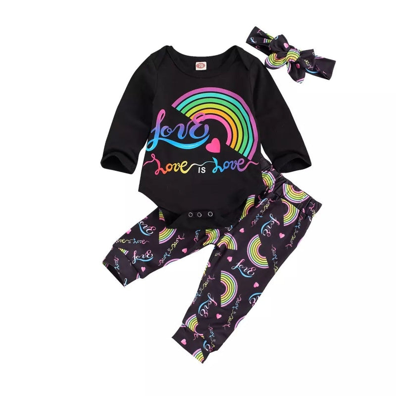 LOVE is LOVE baby outfit