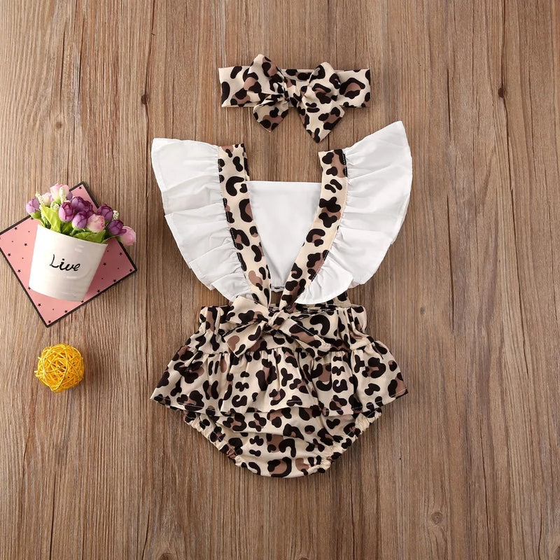 Leopard LOVE baby outfit