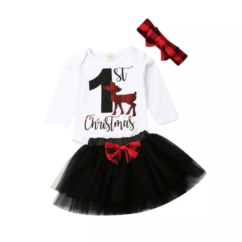 My 1st Christmas tutu set