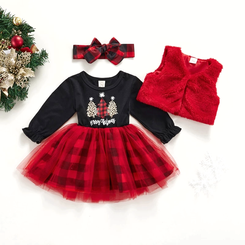 The Christmas baby dress