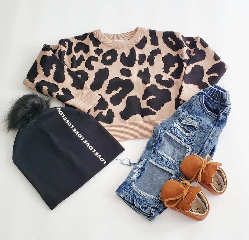 Alexa leopard  sweater - verificar talla