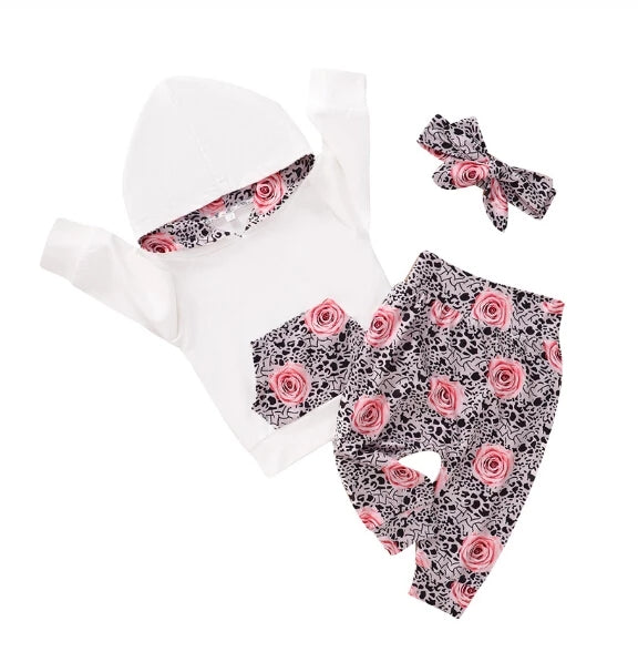 Rosie Posie floral baby outfit