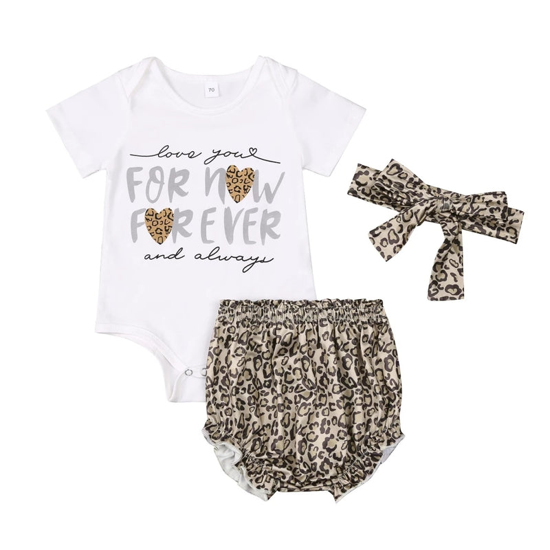 LOVE you for now For ever baby outfit