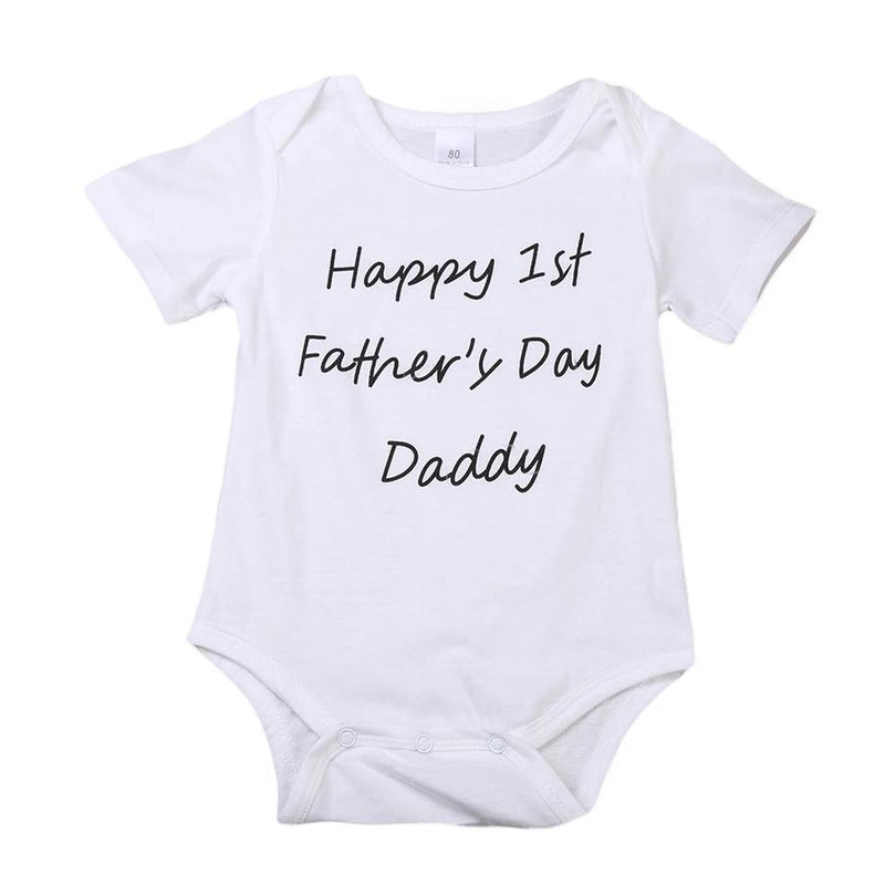 Happy 1st Father's Day onesie