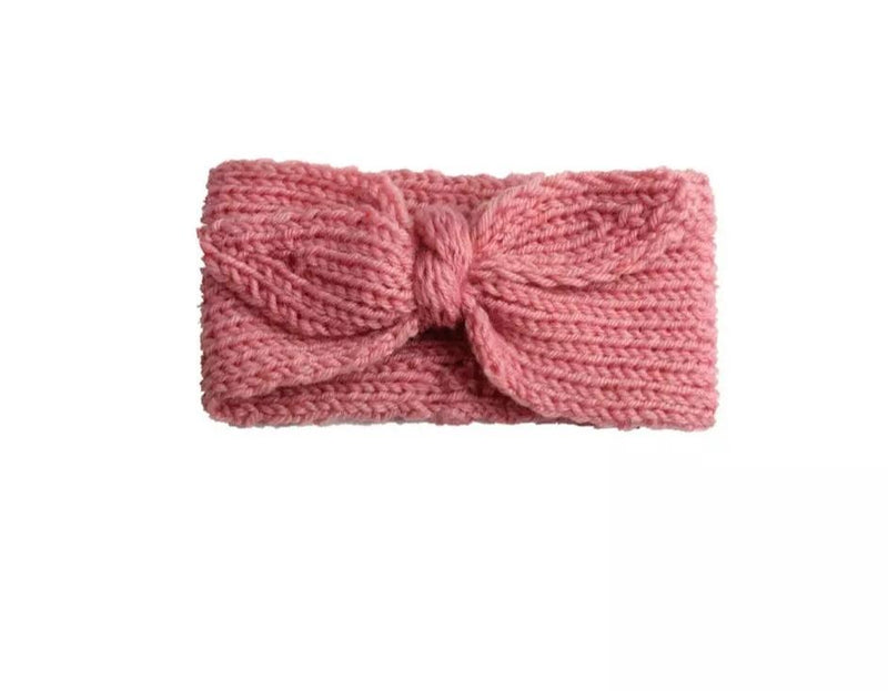 Knitted baby headband