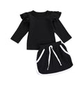On track baby girl outfit