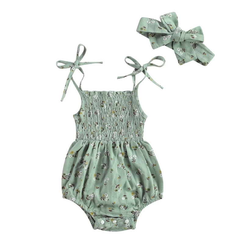Lost in paradise baby romper