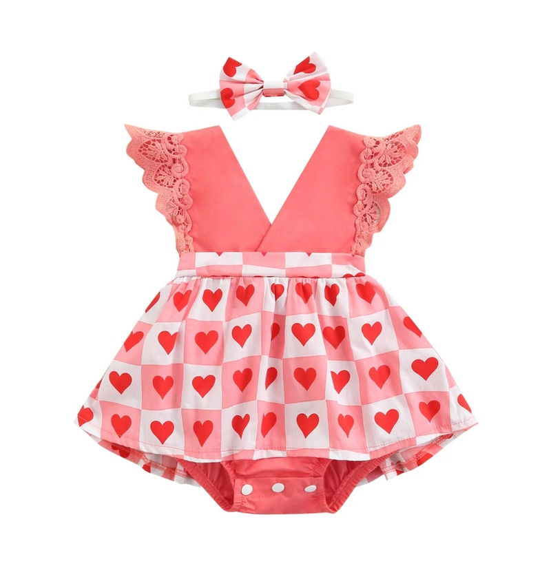 Filled with LOVE baby romper