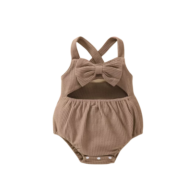 Florencia waffle baby romper