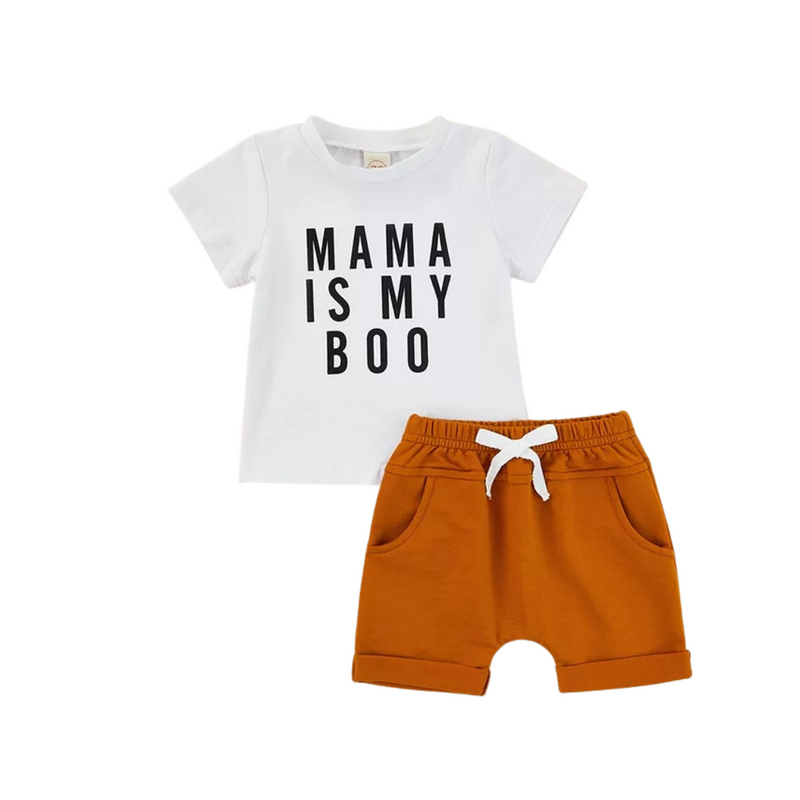 Mama is my Boo boy outfit
