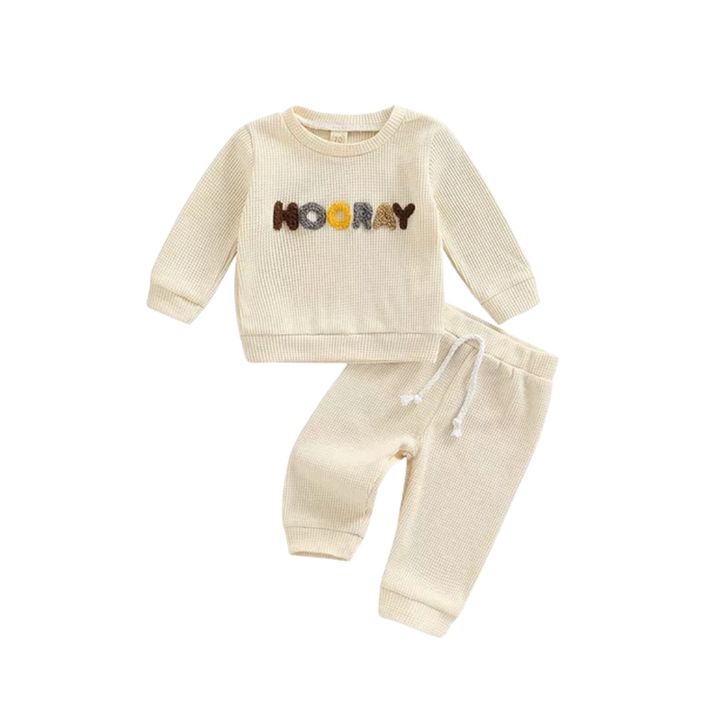 Hooray waffle outfit