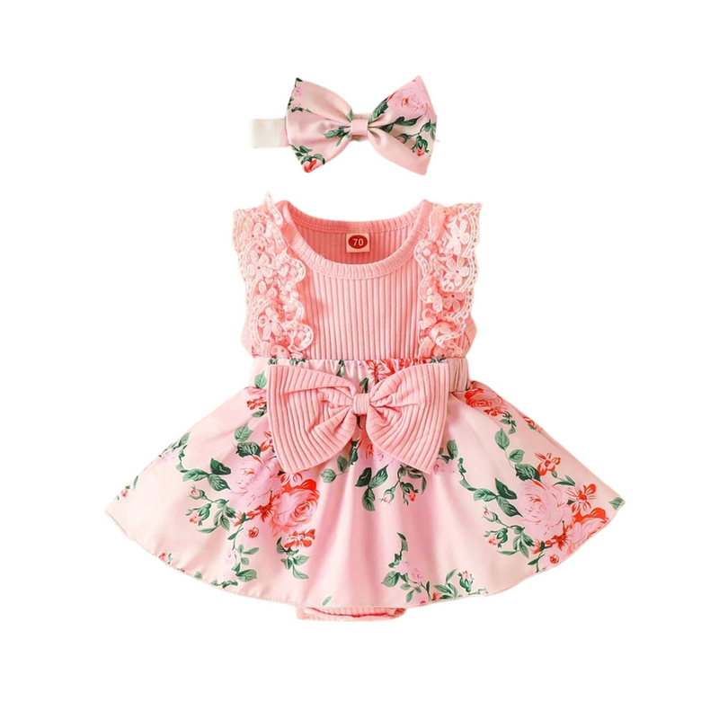 Delicate girl baby dress