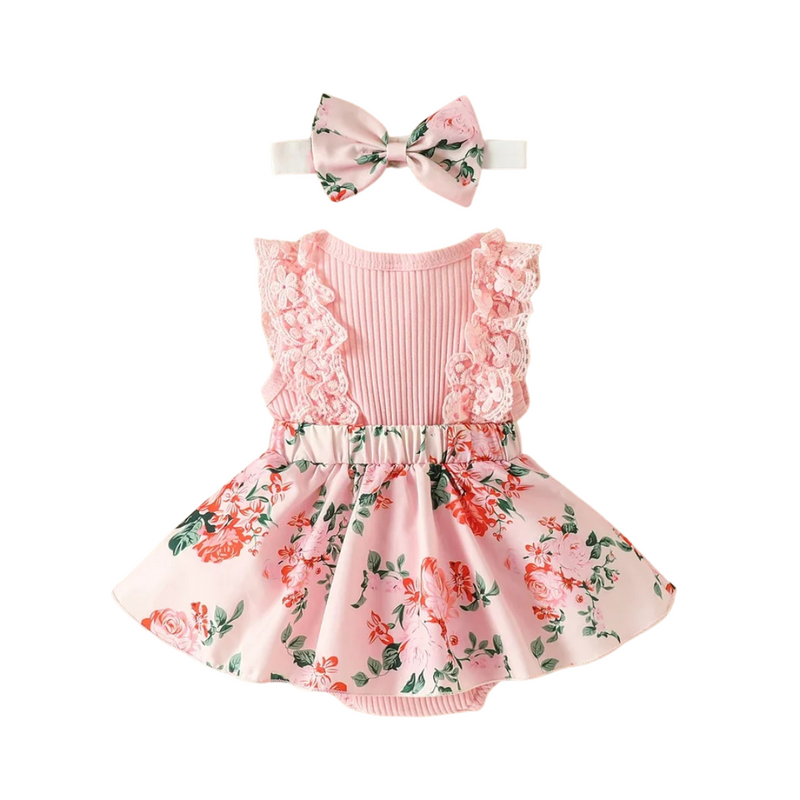 Delicate girl baby dress