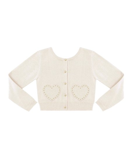 Ivory heart sweater